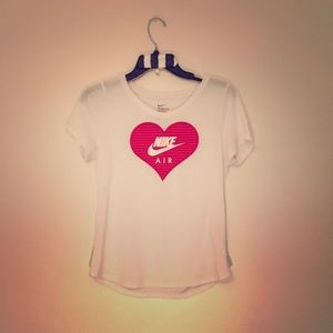 Nike white tee size 2P